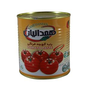 تصویر 1 از رب گوجه فرنگی همدانیان تهیه شده از گوجه های مرغوب با غلظت بالا و طعم اصیل